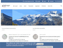 Tablet Screenshot of cma-savoie.fr